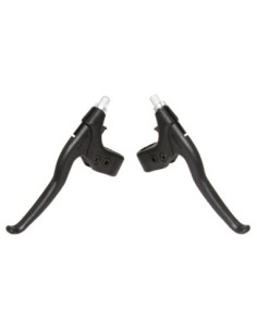 PVC Brake Lever Set 4 Finger Black.